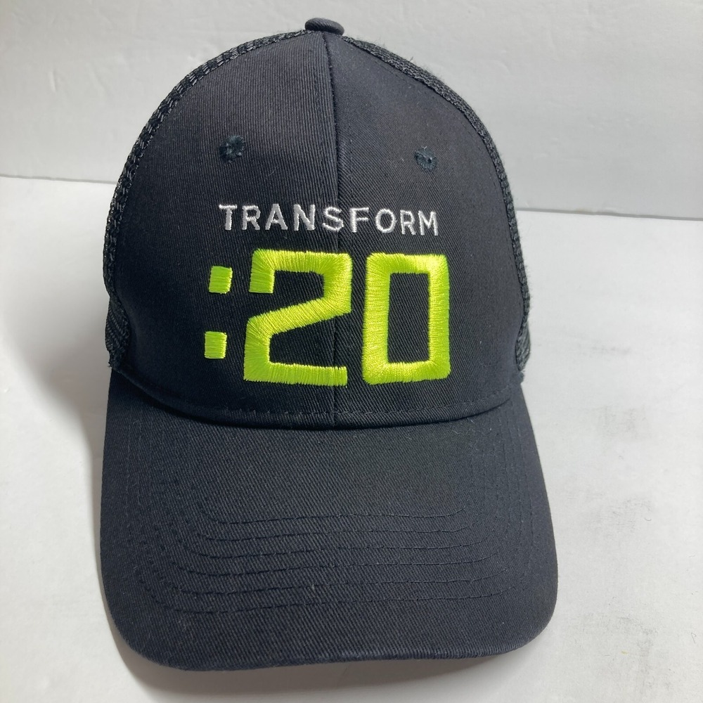Transform :20 Cap Hat Adult Black  Mesh Snapback‎ Beach Body  Time to Step Up